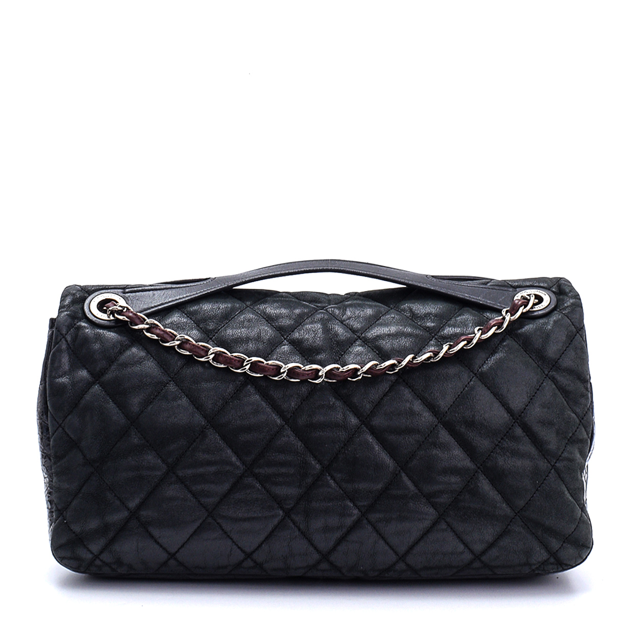 Chanel - Iridescent Calfskin Leather Large In The Mix Flap Bag